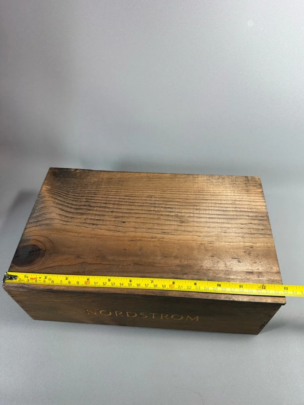 Nordstrom Brown Wooden Storage Box